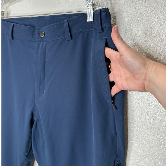 Mack Weldon Navy Blue Radius Flex Jogger Chino Pants L - Picture 8 of 16